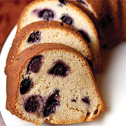 Lemon blueberry Bundt cake