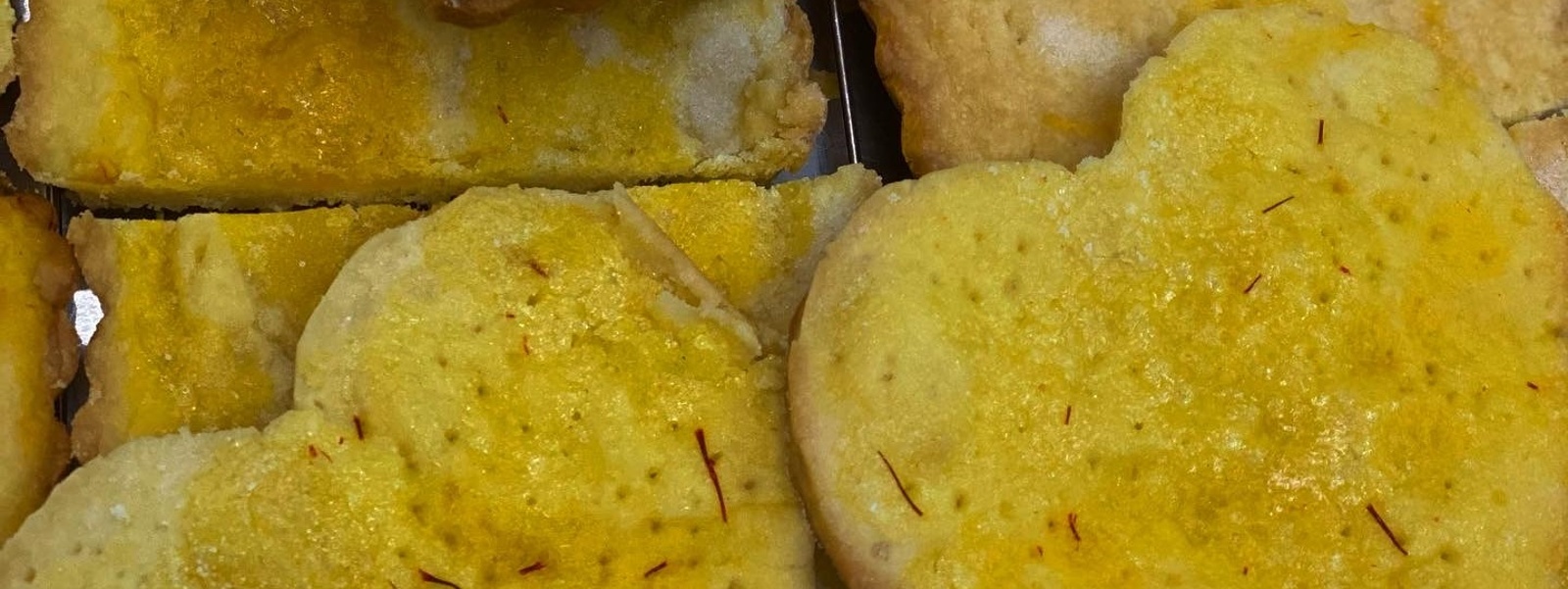 Saffron shortbread