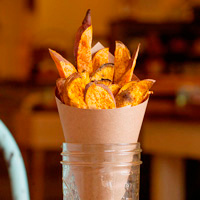 Sweet potato wedges