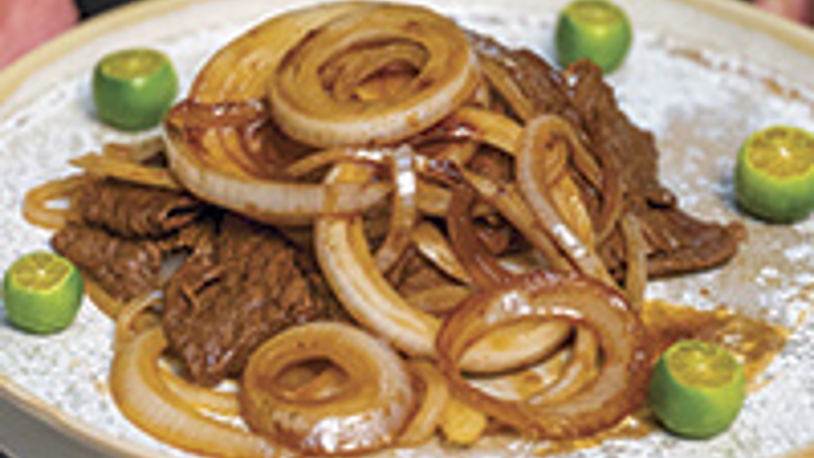 Bistek Tagalog: Filipino beef steak with onions