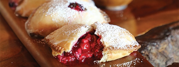 Cranberry-pomegranate hand pies