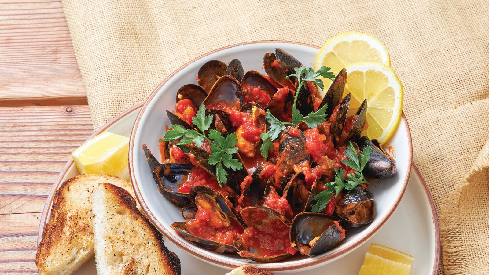 Mussels fra diavolo