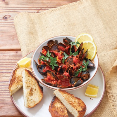 Mussels fra diavolo