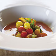 Heirloom tomato soup