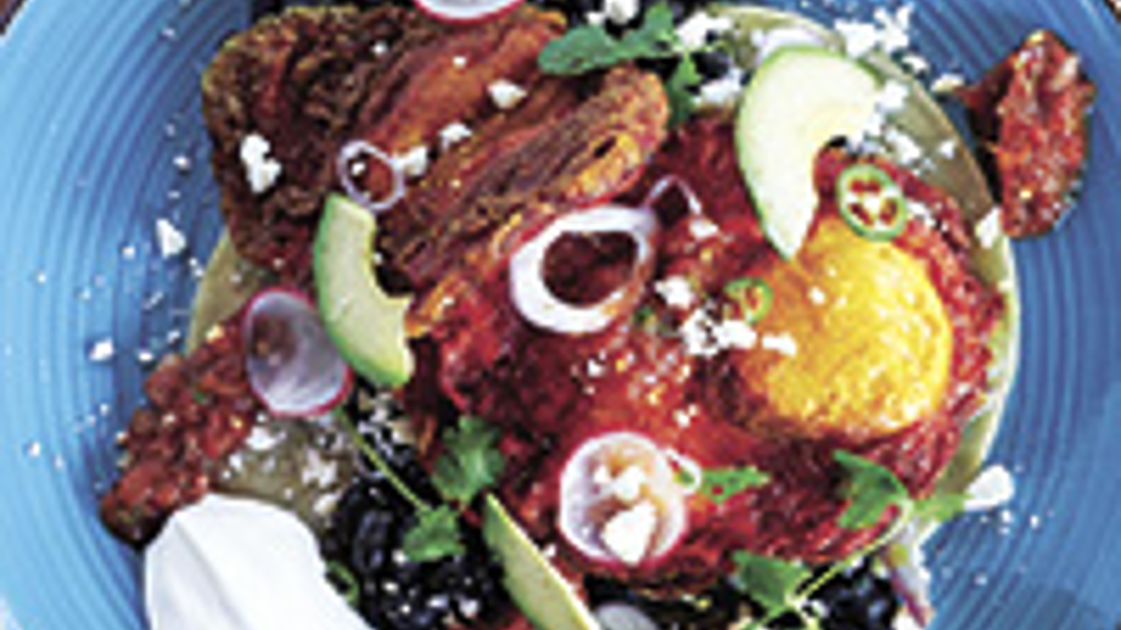 Golden egg huevos rancheros