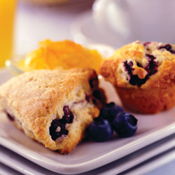 Blueberry mini-scones