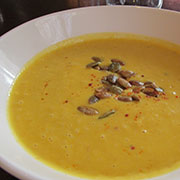 Spiced butternut squash soup