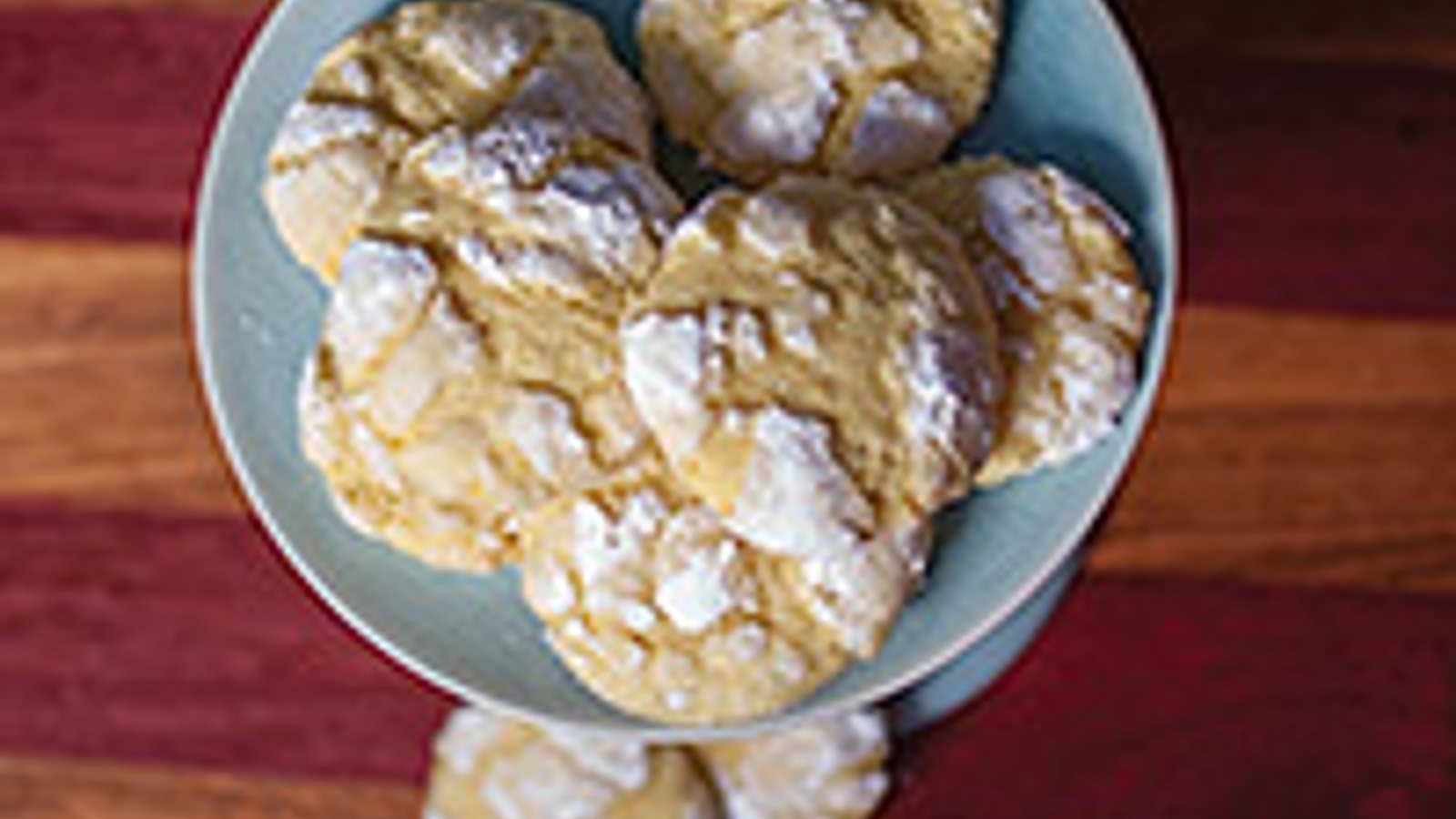 Lemon crackle cookies