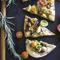 Vegetarian flatbread