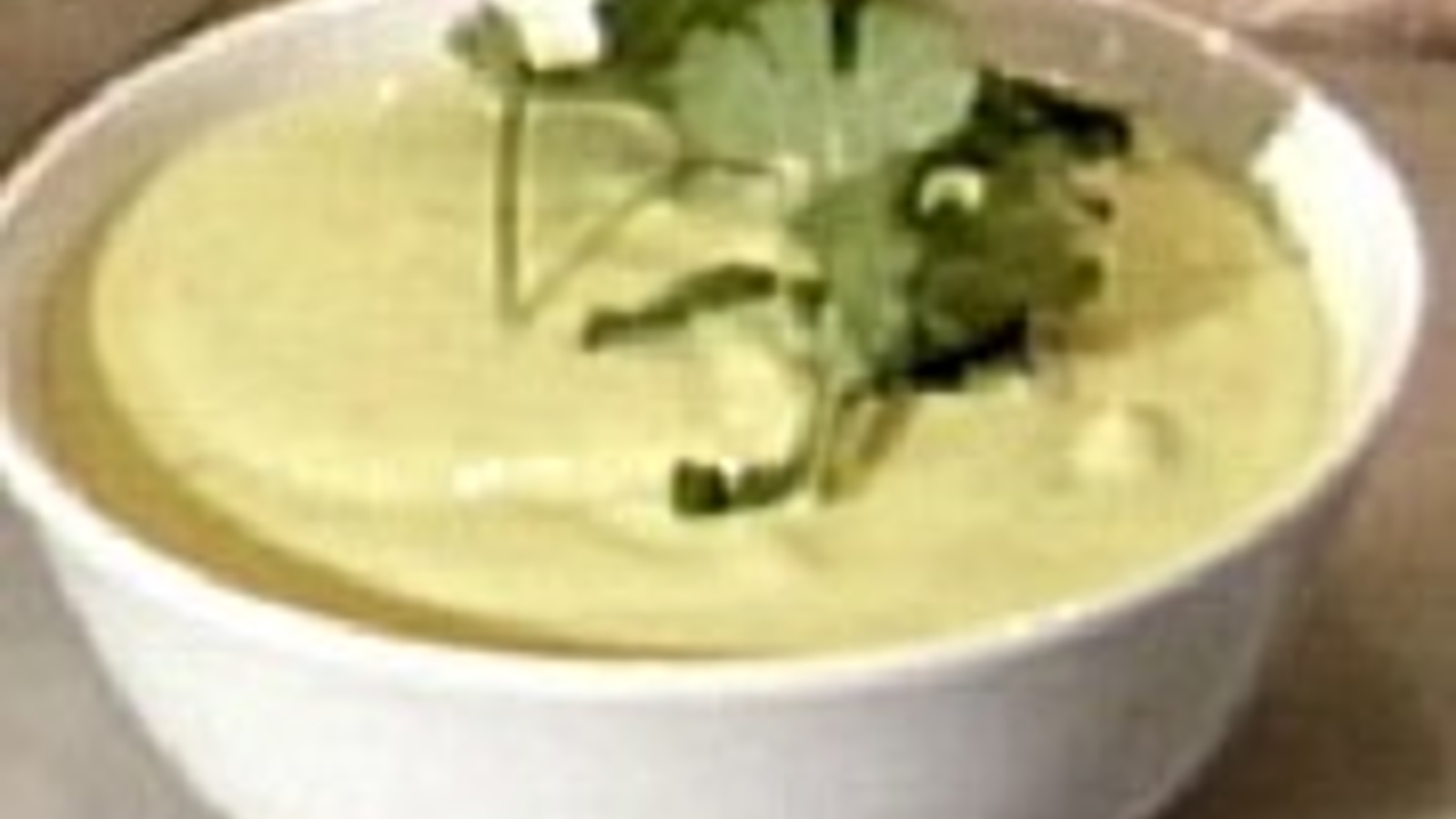 Avocado-coconut soup