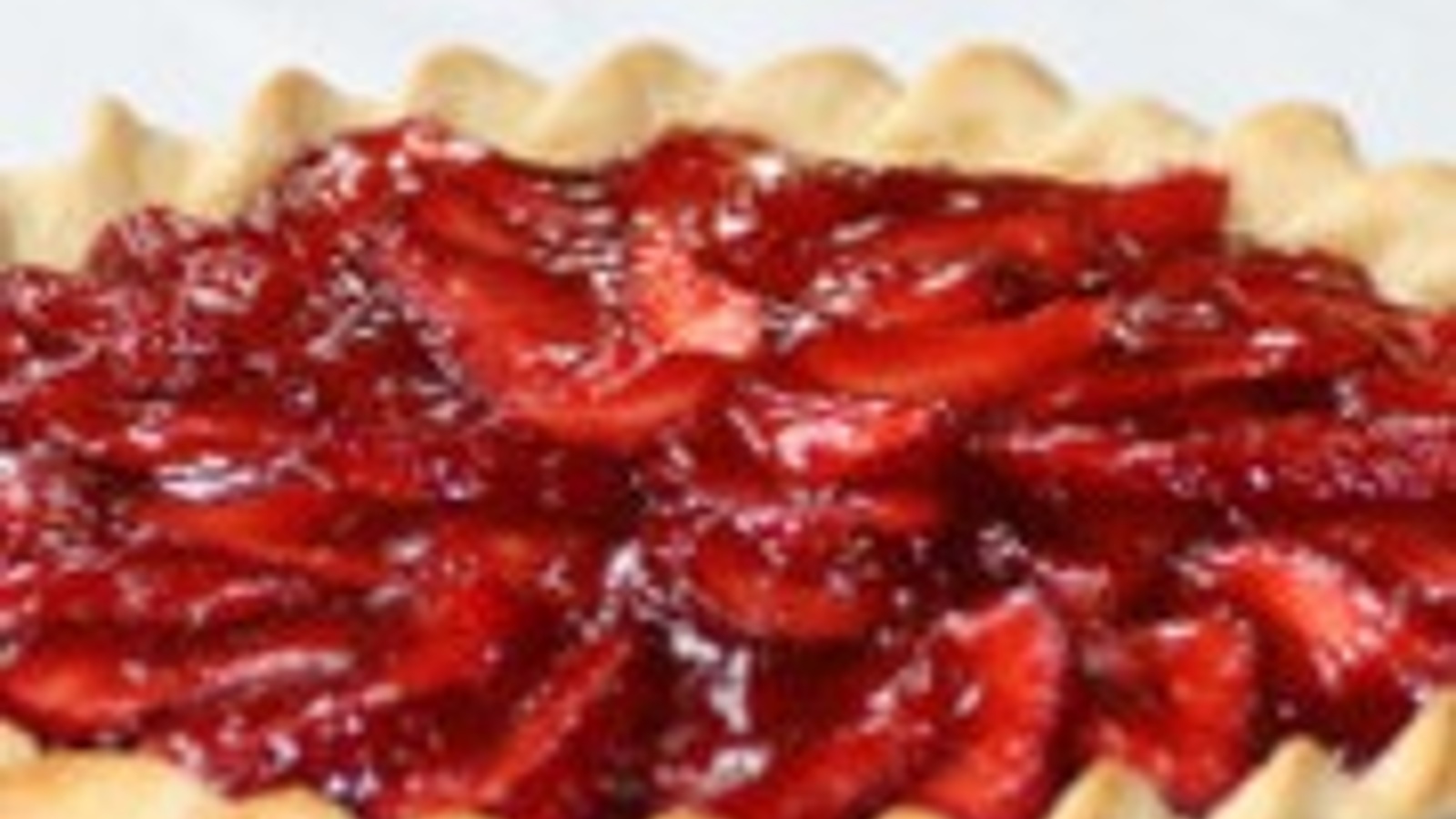 Strawberry glaze pie