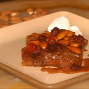 Cranberry almond pumpkin upside down cake