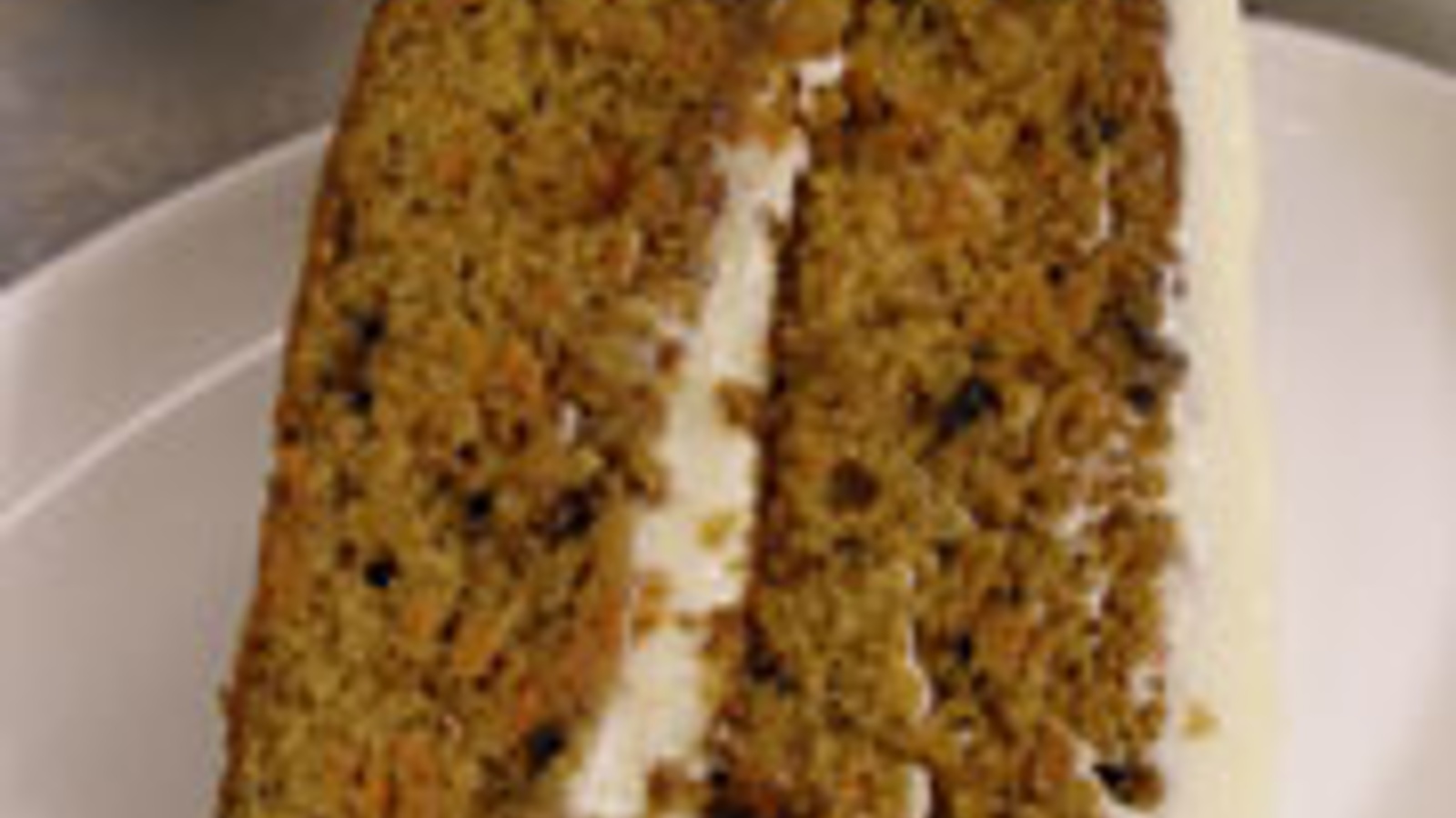 Carrot cake with cream cheese frosting