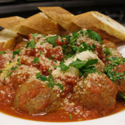 Spicy pork-beef meatballs